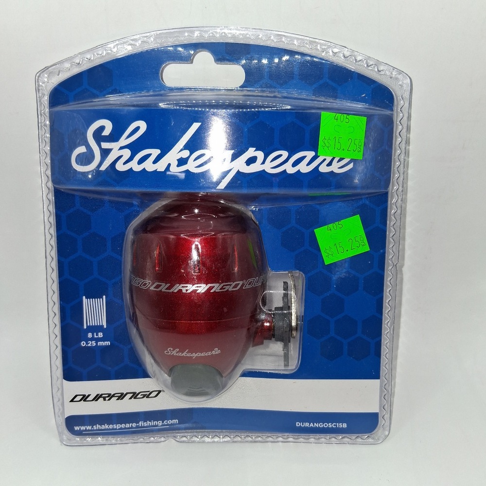 Shakespeare Durango SC15B Spincast Fishing Reel - Red  New SEALED IN PACKAGE